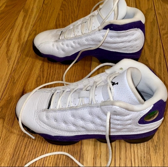 Air Jordan 13 Retro GS LAKERS Size 5Y - Picture 3 of 7